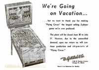 Image # 46553: Flying Circus Billboard Ad 
(The Billboard, Jul-3-1961, page 45)