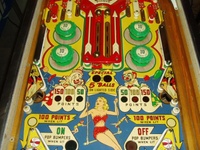 Image # 25480: Flying Circus Middle Playfield 
(The slingshot plastics are reproductions.)