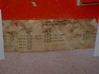 Image # 38384: Fore Game Adjustment Card 
(Serial number 1013.)