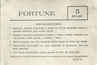 Image # 67269: Fortune Spanish Instruction Card