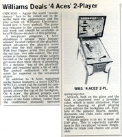 Image # 43987: 4 Aces Cash Box New Game Announcement 
(Cash Box, Apr-4-1970, page 53)