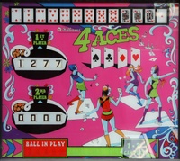 Image # 50446: 4 Aces Backglass
