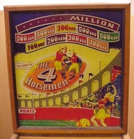 Image # 17443: The 4 Horsemen Backglass