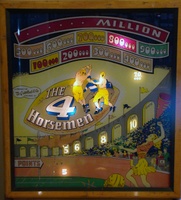 Image # 50327: The 4 Horsemen Illuminated Backglass