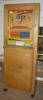 Image # 29319: 400 Cabinet - Front View 
(The playfield glass has been removed.)