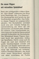 Image # 22563: Four Seasons German Press Release, Page 1 
(From the German operator magazine Automaten Markt, November 1968.)