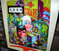 Image # 20065: 4 Square Backglass