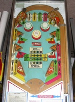 Image # 40355: 4 Square Sample Game - Playfield 
(Serial number 01003 S.)