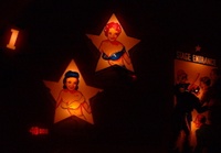 Image # 34018: Four Stars Illuminated Backglass - Detail