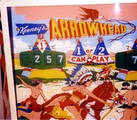 Image # 101: Arrowhead Backglass