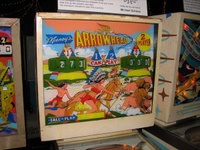 Image # 46776: Arrowhead Backglass 
(Photographed at the 2010 Pacific Pinball Expo.)