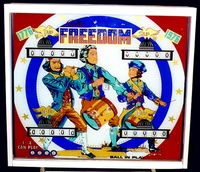 Image # 939: Freedom Early Production Backglass