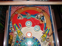 Image # 17146: Freedom Upper Early Production Playfield 
(This image is from the game with serial number 1100.)