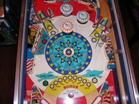 Image # 17148: Freedom Middle Early Production Playfield 
(This image is from the game with serial number 1100.)