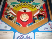 Image # 17150: Freedom Early Production Playfield Popbumper 
(This image is from the game with serial number 1100.)