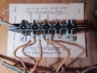 Image # 52518: Friendship &quot;7&quot; Extra Ball Score Adjustment 
(The plugs were removed from the jacks for this photo to allow a better view of the text.)