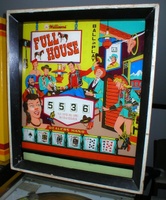 Image # 12753: Full House Backglass 
(From the Rich Huth Collection)