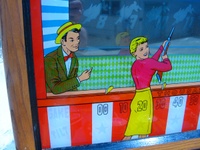 Image # 49365: Fun-Fair Backglass - Detail 
(Serial number 2161.)
