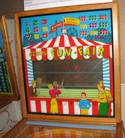 Image # 54417: Fun-Fair Backglass 
(Serial number 2161.)