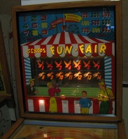 Image # 54418: Fun-Fair Illuminated Backglass 
(Serial number 2161.)