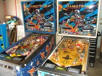 Image # 37314: Gamatron Production Kit And Whitewood 
(This whitewood was made into a fully operational game by a collector.)