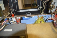 Image # 73268: The Bally Game Show Factory Reuse Of Cabinets 
(A portion of a 'Police Force' cabinet was used here. Serial number 2003 I345557.)