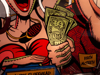 Image # 73456: The Bally Game Show Illuminated Backglass - Detail