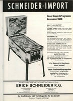 Image # 22559: Gator German Ad 
(From the German trade magazine M�nzautomat, October 1969. The text is for 'Alligator' but the game pictured is 'Gator'.)