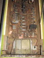 Image # 53308: Gay 90's Inside Cabinet - Extra Ball Mode 
(The Extra Ball Relay has been added to this game, converting it to award extra balls instead of replays. It is located to the left of the transformer.)