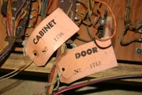Image # 53322: Gay 90's Inside Cabinet - Detail 
(Cabinet serial number 61361.)