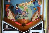 Image # 53328: Gay 90's Sample Lower Playfield 
(Cabinet serial number 61361.)