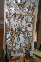Image # 53329: Gay 90's Sample Under Playfield 
(Cabinet serial number 61361.)