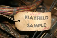 Image # 53330: Gay 90's Sample Playfield Tag 
(Cabinet serial number 61361.)