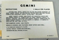 Image # 74707: Gemini Instruction Card - 3 Ball